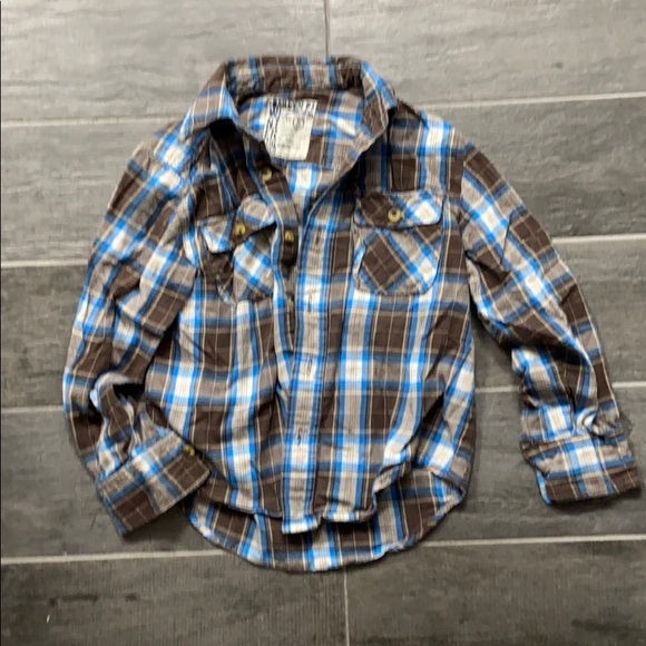 Bailey’s Pt Other - Boy’s Plaid Button Down Shirt size Small